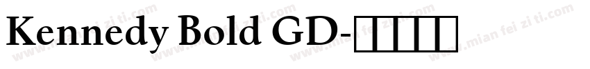 Kennedy Bold GD字体转换